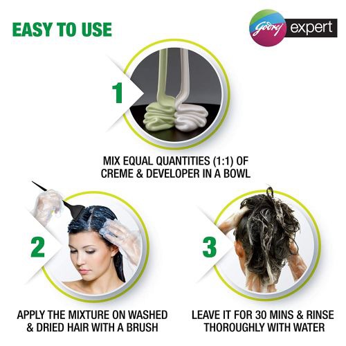 Godrej Expert New Rich Creme Natural Black Hair Colour  70gm